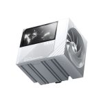 TRYX TURRIS 620 CPU Air Cooler 5 inch IPS Display Dual-Tower 280W TDP White