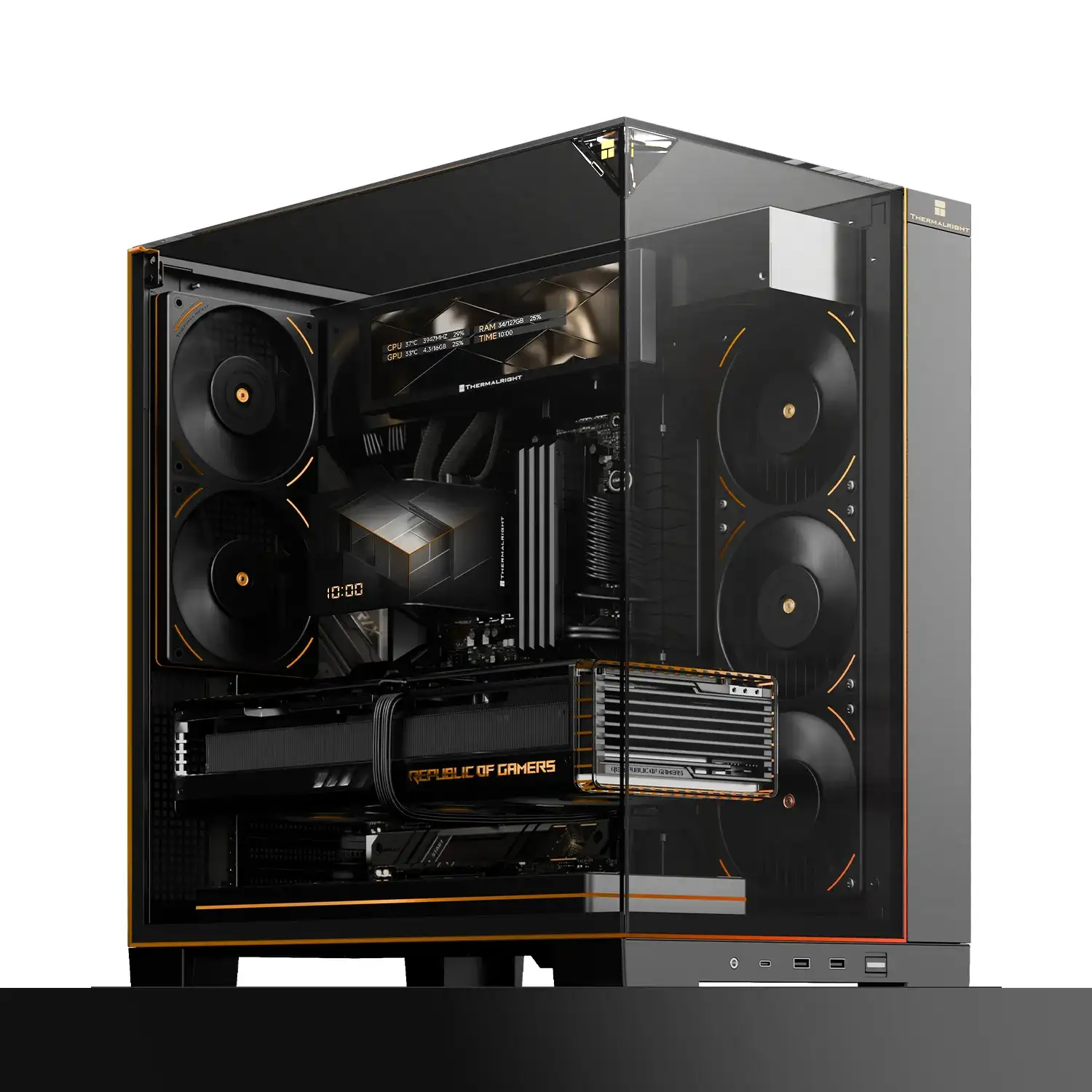 Thermalright A70 VISION ATX 5 Fans Tempered Glass (1) Thermalright A70 VISION ATX 5 Fans Tempered Glass