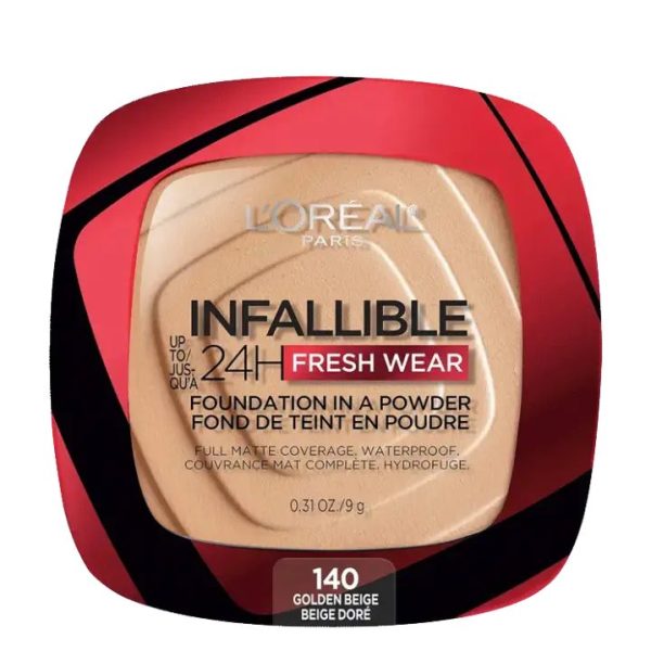 LOREAL POWDER INFALLIBLE 24H FRESH WEAR 140 GOLDEN BEIGE