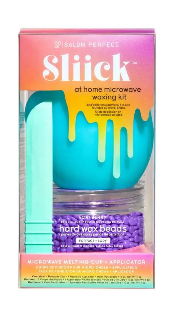 SALON PERFECT HAIR REMOVAL HARD WAX BEADS WAXING KIT 3PCS