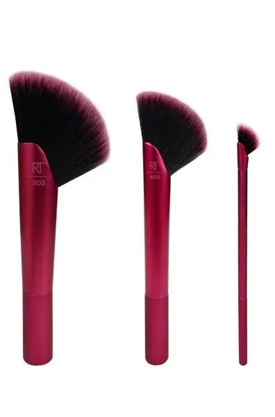 REAL TECHNIQUES MAKEUP BRUSH REBEL EDGE 3PCS 1781
