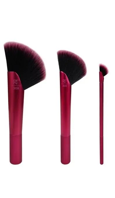 REAL TECHNIQUES MAKEUP BRUSH REBEL EDGE 3PCS 1781 REAL TECHNIQUES MAKEUP BRUSH REBEL EDGE 3PCS 1781