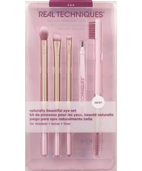 REAL TECHNIQUES MAKEUP BRUSH (EYE) NATURALLY BEAUTIFUL 5PCS 4263