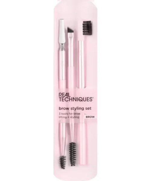 REAL TECHNIQUES MAKEUP BRUSH BROW STYLING 3PCS 0062