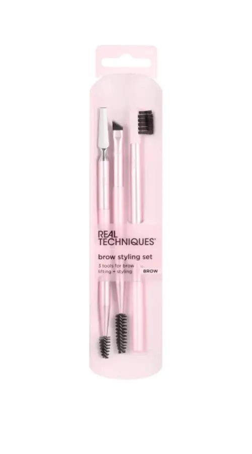 REAL TECHNIQUES MAKEUP BRUSH BROW STYLING 3PCS 0062