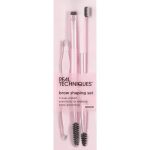 REAL TECHNIQUES MAKEUP BRUSH BROW SHAPING 3PCS 0065