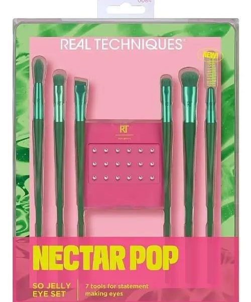 REAL TECHNIQUES MAKEUP BRUSH (EYE) NECTOR POP 6PCS 0084