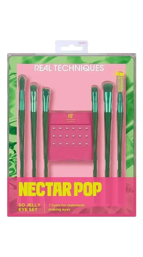 REAL TECHNIQUES MAKEUP BRUSH (EYE) NECTOR POP 6PCS 0084