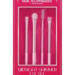 REAL TECHNIQUES MAKEUP BRUSH (EYE)MIDNIGHT SHIMMER 4PCS 0109