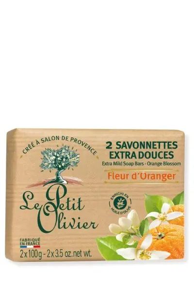 LE PETIT OLIVIER SOAP FLEUR D ORANGER 2*100 G 2PCS