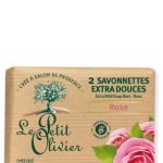 LE PETIT OLIVIER SOAP ROSE 2*100 G 2PCS