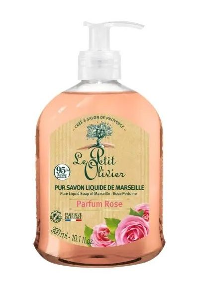 LE PETIT OLIVIER SOAP LIQUID PARFUM ROSE 300 ML