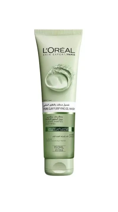 LOREAL FACE WASH GEL PURE CLAYPURFYING 150 ML LOREAL FACE WASH GEL PURE CLAYPURFYING 150 ML