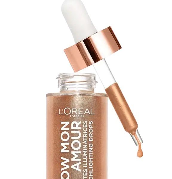 LOREAL HIGHLIGHTER LIQUID GLOW MON AMOUR 02 LOVING PEACH