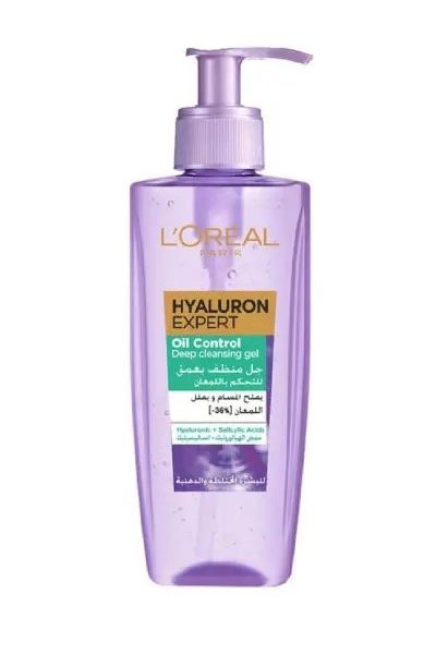 LOREAL FACE WASH GEL HYALURON EXPERT OIL CONTROL 200 ML