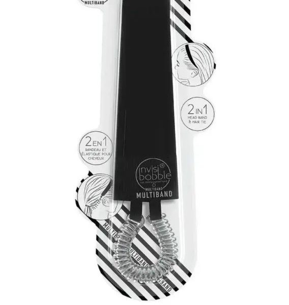INVISIBOBBLE HAIR BAND TRUE BLACK