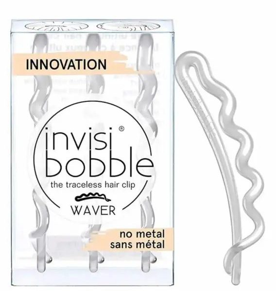 INVISIBOBBLE WAVER PLUS CRYSTAL CLEAR 3PCS