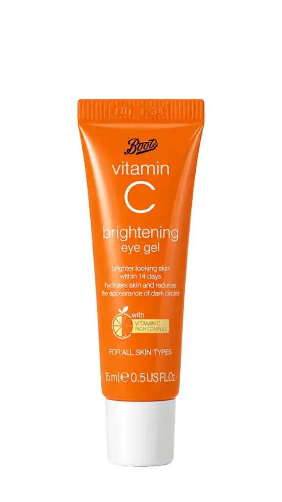 BOOTS VITAMIN C BRIGHTENING EYE GEL 15ML BOOTS VITAMIN C BRIGHTENING EYE GEL 15ML