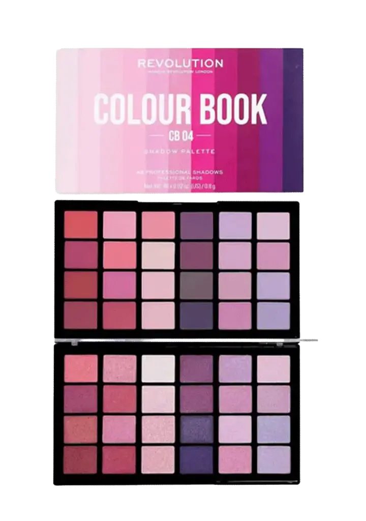 REVOLUTION EYE SHADOW PALLETE COLOUR BOOK CB04
