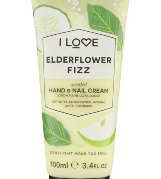 I LOVE HAND & NAIL CREAM ELDERFLOWER FIZZ 100 ML