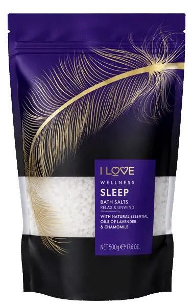 I LOVE BATH SALT SLEEP WITH LAVENDER 500 G