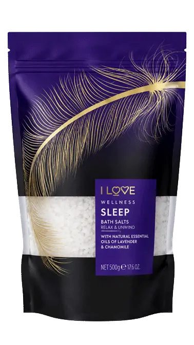 I LOVE BATH SALT SLEEP WITH LAVENDER 500 G