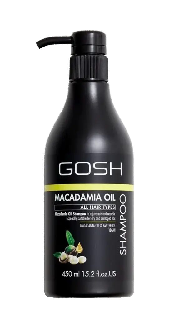 GOSH SHAMPOO MACADAMIA OIL 450 ML GOSH SHAMPOO MACADAMIA OIL 450 ML