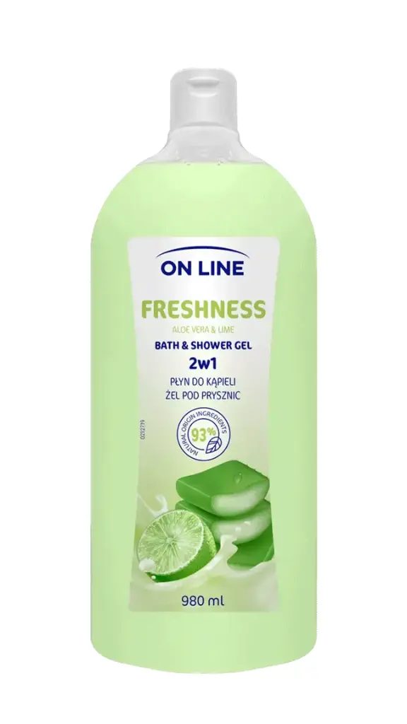 ON LINE BODY WASH FOAM 2W1 FRESHNESS 980 ML