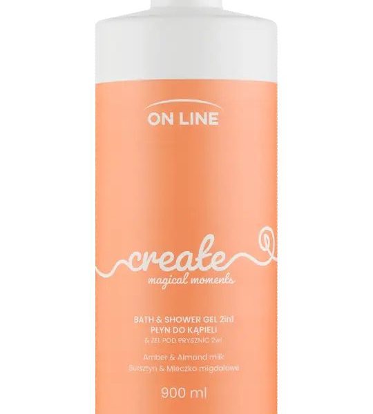 ON LINE BODY WASH ALMOND MILK & AMBER 900 ML
