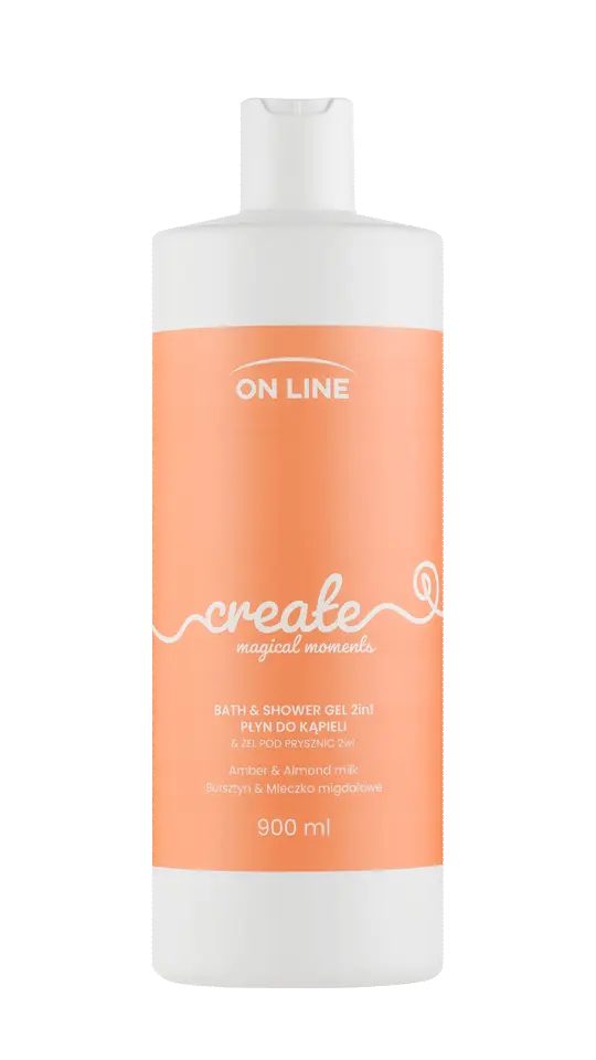 ON LINE BODY WASH ALMOND MILK & AMBER 900 ML
