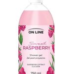 ON LINE SHOWER GEL SWEET RASPBERRY 750ML