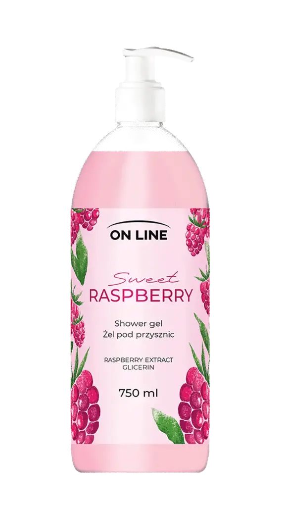 ON LINE SHOWER GEL SWEET RASPBERRY 750ML ON LINE SHOWER GEL SWEET RASPBERRY 750ML