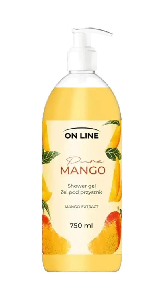 ON LINE SHOWER GEL PURE MANGO 750ML