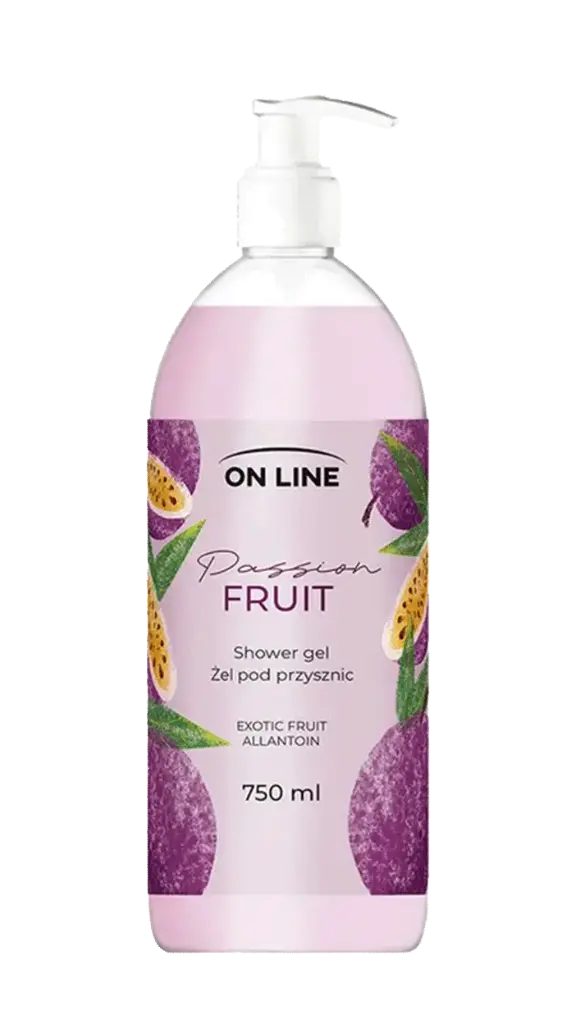ON LINE SHOWER GEL PASSION FRUIT 750ML