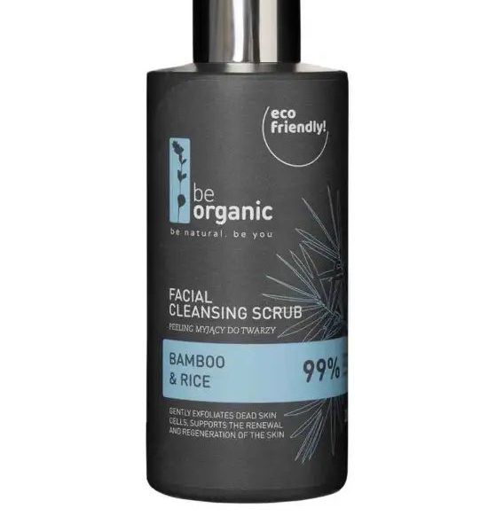 BE ORGANIC SCRUB CLEANSER BAMBO