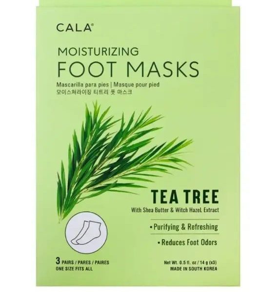 CALA FOOT MASK TEA TREE 3PCS
