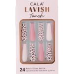 CALA NAILS 24PCS LAVISH TOUCH PINK CHEETAH