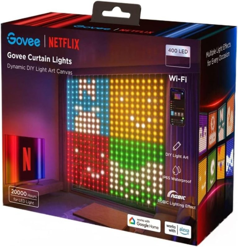 Govee Curtain Light H70BC Matter Netflix RGBIC Smart Curtain