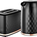 BLACK DECKER MBF90-B5 Breakfast Set Kettle Toaster Stainless Steel