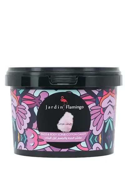 JARDIN FLAMINGO FACE & BODY SCRUB COTTON CANDY 400 G