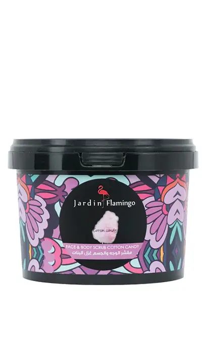 JARDIN FLAMINGO FACE & BODY SCRUB COTTON CANDY 400 G