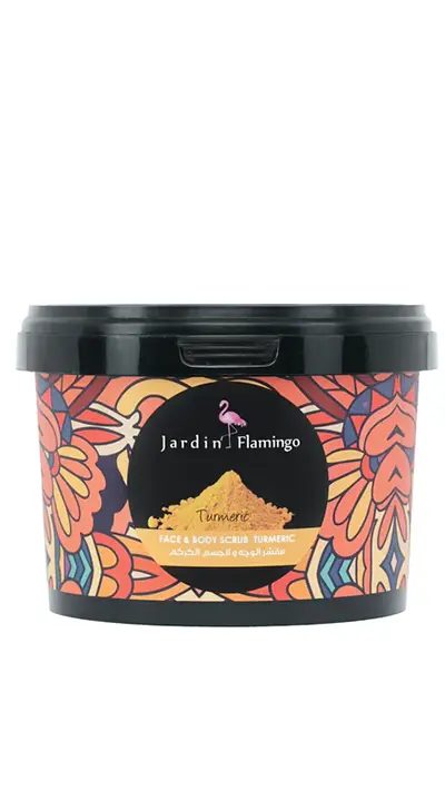 JARDIN FLAMINGO FACE & BODY SCRUB TURMERIC 400 G