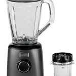 خلاط كهربائي BLACK+DECKER SSBX525-B5 فاخر 500 واط بجرة زجاجية 1.5 لتر مع مطحنة