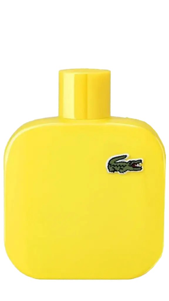 LACOSTE MEN'S PERFUME L.12.12 JAUNE EDT 100 ML