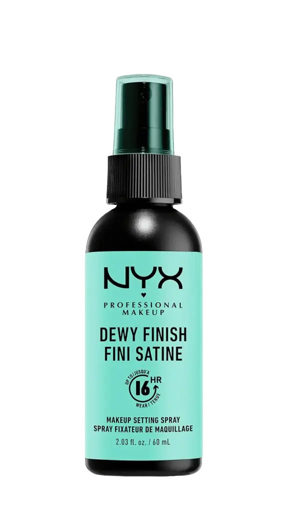 NYX SETTING SPRAY DEWY FINISH FINI SATINE 16H 60 ML