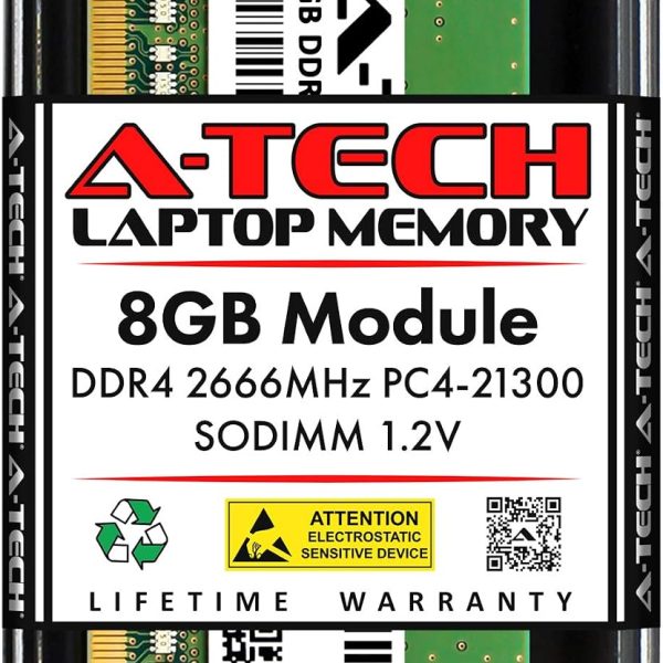 Crucial 8GB DDR4 2666 SODIMM Laptop RAM