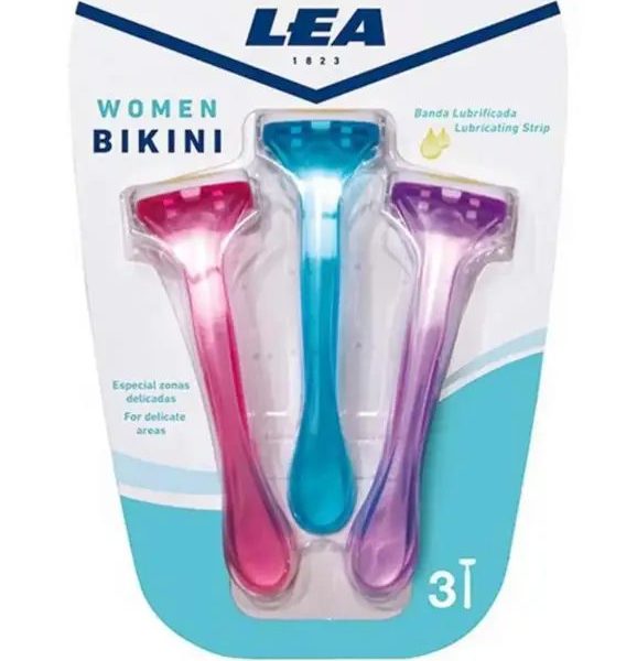 LEA HAIR REMOVAL DEVICES AND RAZORS RAZORS WOMEN BIKINI 3PCS