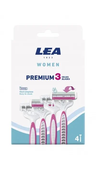 LEA HAIR REMOVAL DEVICES AND RAZORS RAZORS WOMEN PREMIUM 4PCS