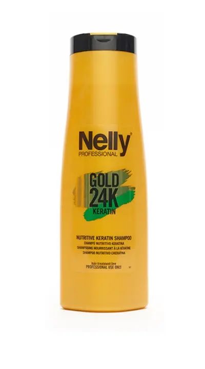 NELLY SHAMPOO GOLD 24K KERATIN 400 ML