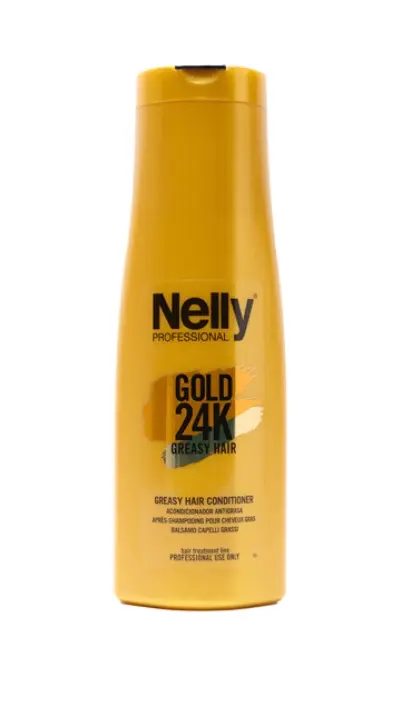 NELLY CONDITIONER GOLD 24K GREASY HAIR 400 ML